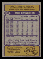 1979 Topps #364 Mike Livingston Near Mint  ID: 507745