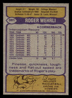 1979 Topps #381 Roger Wehrli Near Mint  ID: 507820
