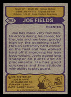 1979 Topps #382 Joe Fields Near Mint  ID: 507825
