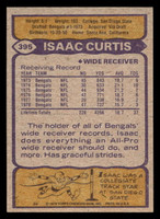 1979 Topps #395 Isaac Curtis Near Mint  ID: 507882
