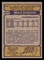 1979 Topps #403 Mike Hogan Near Mint  ID: 507919