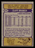 1979 Topps #415 Cliff Branch Excellent+ 
