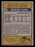 1979 Topps #418 Roosevelt Leaks Near Mint  ID: 507990