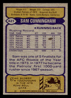 1979 Topps #421 Sam Cunningham Ex-Mint  ID: 508005