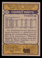 1979 Topps #429 Danny White Ex-Mint  ID: 508031