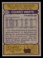 1979 Topps #429 Danny White Ex-Mint  ID: 508033