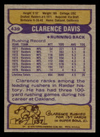 1979 Topps #439 Clarence Davis Very Good 