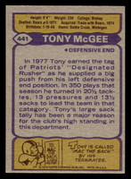 1979 Topps #441 Tony McGee Near Mint  ID: 508090
