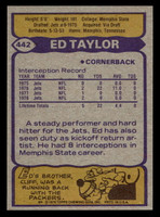 1979 Topps #442 Ed Taylor Near Mint  ID: 508093