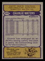 1979 Topps #445 Charlie Waters Ex-Mint 
