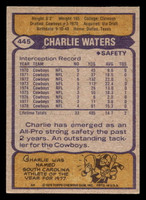 1979 Topps #445 Charlie Waters Excellent+  ID: 508108