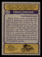 1979 Topps #453 Fred Dryer Ex-Mint  ID: 508143