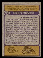 1979 Topps #453 Fred Dryer Ex-Mint  ID: 508145