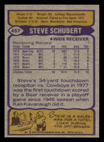 1979 Topps #457 Steve Schubert Near Mint  ID: 508161