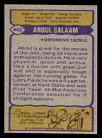 1979 Topps #462 Abdul Salaam Ex-Mint  ID: 508180