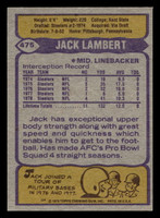 1979 Topps #475 Jack Lambert Near Mint+ 