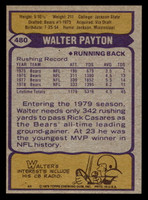 1979 Topps #480 Walter Payton Near Mint  ID: 508257