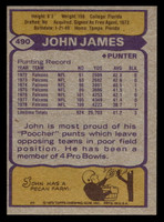 1979 Topps #490 John James Near Mint  ID: 508300