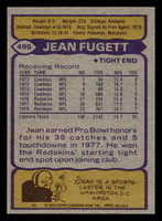 1979 Topps #495 Jean Fugett Near Mint+  ID: 508321