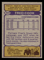 1979 Topps #502 Fred Cook Ex-Mint  ID: 508353