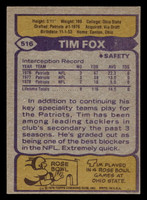 1979 Topps #516 Tim Fox Excellent+ 