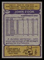 1979 Topps #517 John Zook Near Mint  ID: 508418