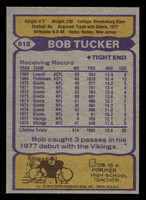 1979 Topps #518 Bob Tucker Near Mint  ID: 508422