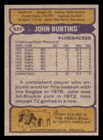 1979 Topps #521 John Bunting Near Mint  ID: 508439