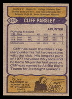 1979 Topps #524 Cliff Parsley Near Mint  ID: 508450