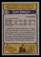 1979 Topps #524 Cliff Parsley Near Mint  ID: 508451