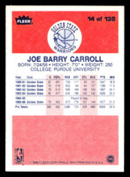 1986-87 Fleer #14 Joe Barry Carroll Near Mint+ Basketball  ID: 508522