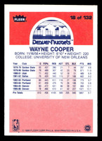 1986-87 Fleer #18 Wayne Cooper Near Mint+ Basketball  ID: 508540
