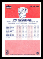 1986-87 Fleer #19 Pat Cummings Near Mint Basketball 