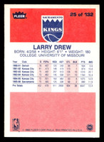 1986-87 Fleer #25 Larry Drew Ex-Mint Basketball 