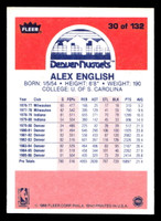 1986-87 Fleer #30 Alex English NM-Mint Basketball  ID: 508590