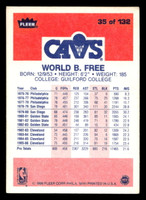 1986-87 Fleer #35 World B. Free Very Good Crease 