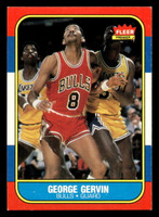 1986-87 Fleer #36 George Gervin Ex-Mint Basketball  ID: 508618