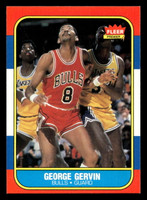 1986-87 Fleer #36 George Gervin Near Mint Basketball 
