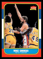 1986-87 Fleer #38 Mike Gminski Near Mint+ Basketball  ID: 508638