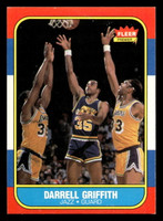 1986-87 Fleer #42 Darrell Griffith Very Good Crease  ID: 508661