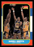 1986-87 Fleer #42 Darrell Griffith Ex-Mint Basketball 