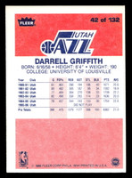 1986-87 Fleer #42 Darrell Griffith Ex-Mint Basketball 