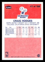 1986-87 Fleer #47 Craig Hodges Ex-Mint RC Rookie Basketball  ID: 508697