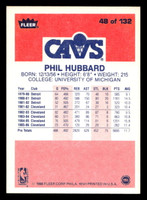 1986-87 Fleer #48 Phil Hubbard Near Mint Basketball 
