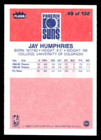 1986-87 Fleer #49 Jay Humphries NM-Mint RC Rookie Basketball  ID: 508725