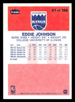 1986-87 Fleer #51 Eddie Johnson Near Mint RC Rookie Basketball 