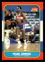 1986-87 Fleer #52 Frank Johnson Excellent+ RC Rookie Basketball  ID: 508751