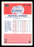 1986-87 Fleer #54 Marques Johnson Excellent Basketball 