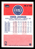 1986-87 Fleer #56 Vinnie Johnson VG-EX Basketball  ID: 508780