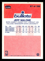 1986-87 Fleer #67 Jeff Malone Ex-Mint RC Rookie Basketball  ID: 508810